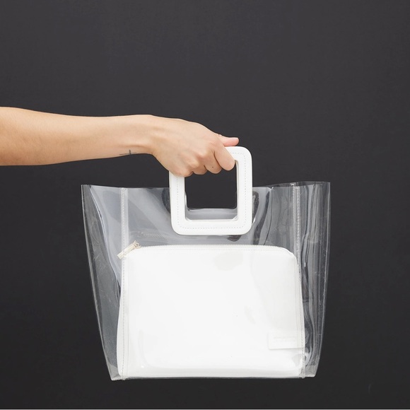 STAUD - Shirley Bag with White Leather Insert - Picture 3 of 10